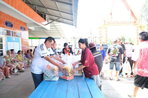 เทศบาลตำบลโพธิ์งาม ลงพื้นที่ช่วยเหลือประชาชนผู้ประสบอุทกภัย 