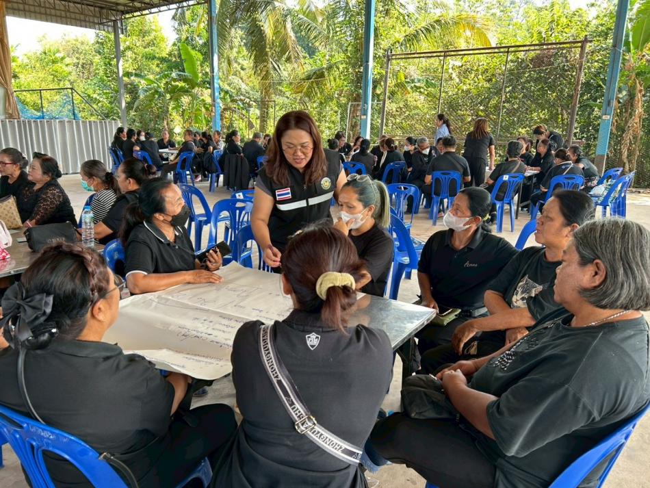 การถ่ายทอดปัญหาสุขภาพ ให้แก่ อาสาสมัครสาธารณสุขในพื้นที่ตำบลโพธิ์งาม เพื่อการจัดทำโครงการขอรับงบประมาณ 
